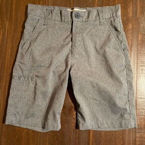 Kids UniSex Levi's Charcoal Flat Front Shorts - 12Reg 26”